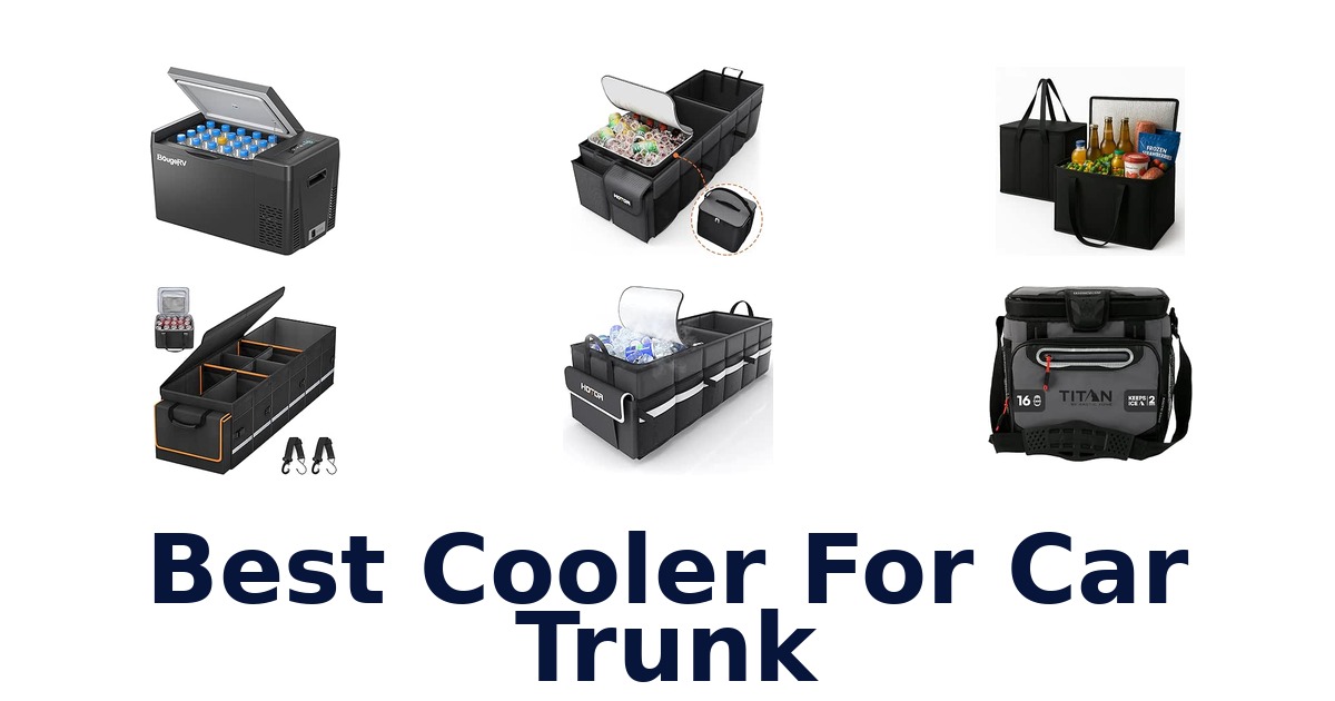 Best Cooler For Car Trunk