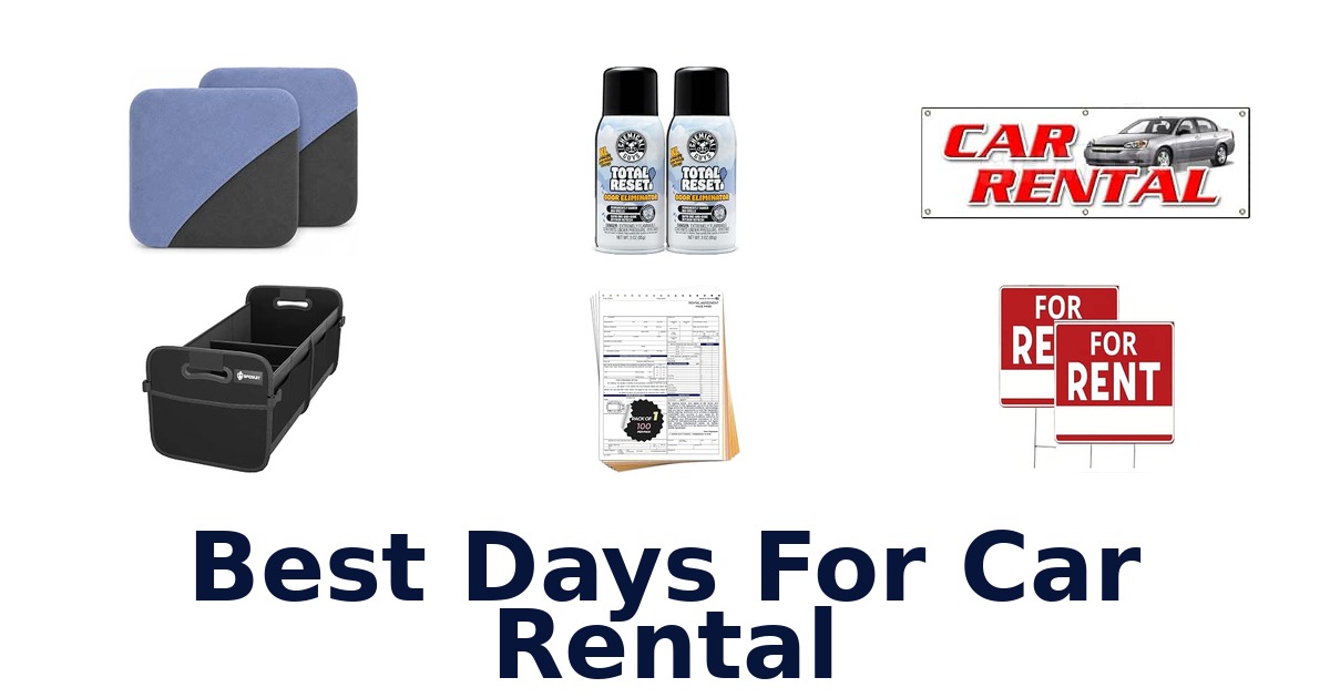 Best Days For Car Rental
