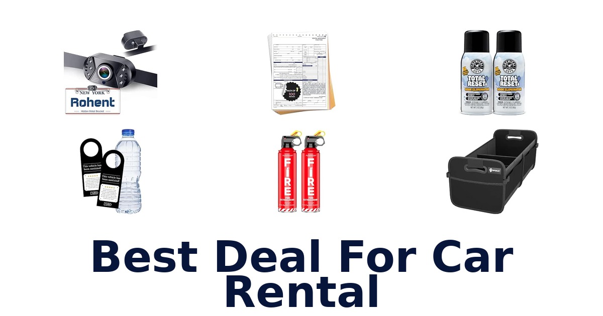 Best Deal For Car Rental