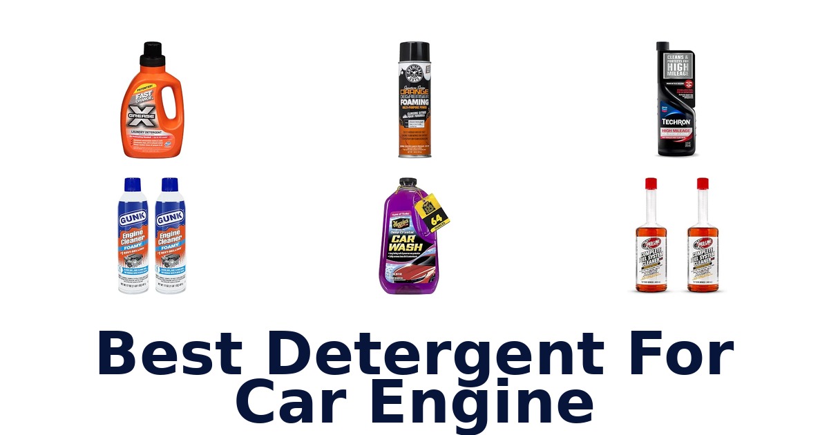 Best Detergent For Car Engine