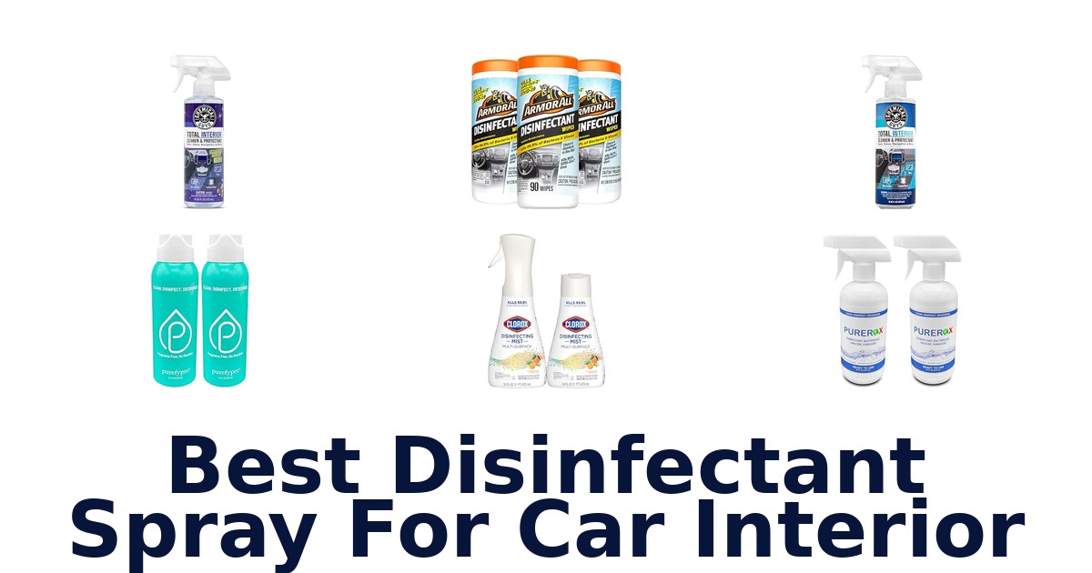 Best Disinfectant Spray For Car Interior