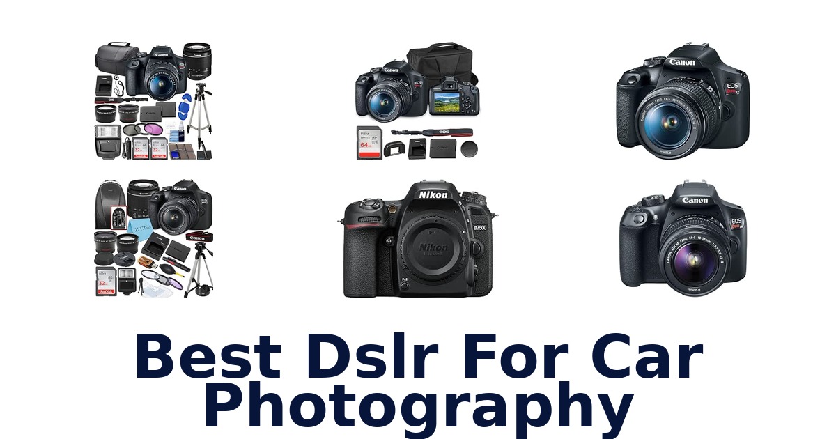 Best DSLR For Car Photography