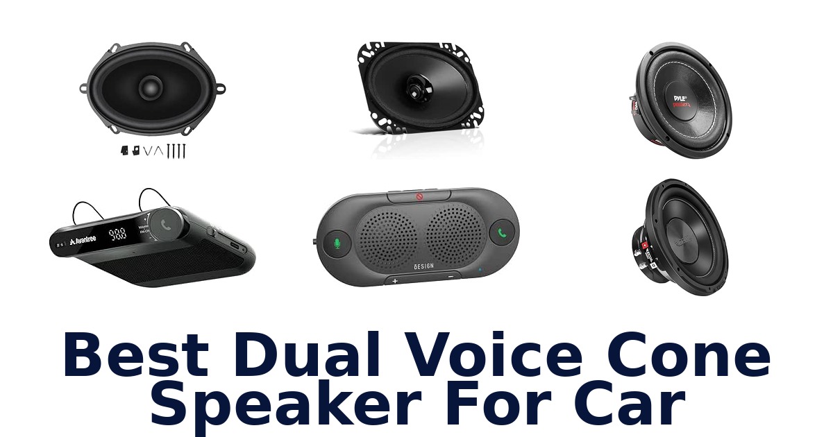 Best Dual Voice Cone Speaker For Car