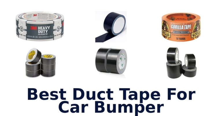 Best Duct Tape For Car Bumper
