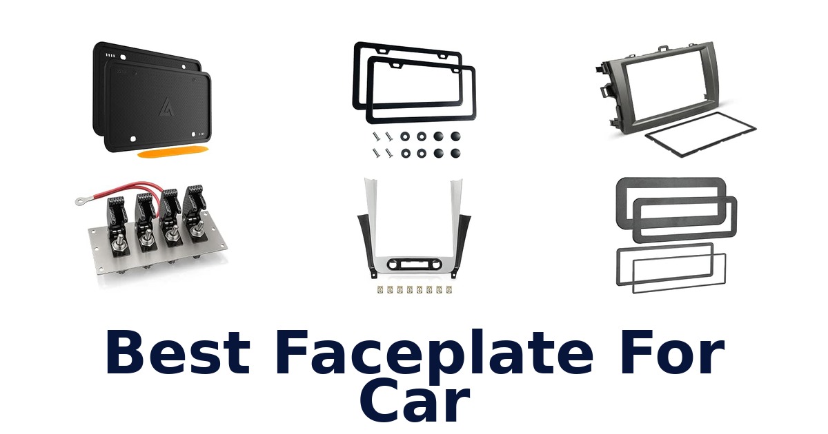 Best Faceplate For Car