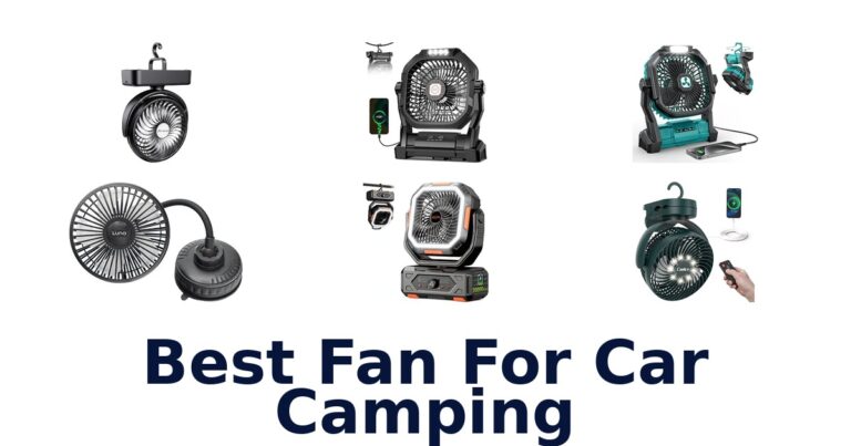 Best Fan For Car Camping