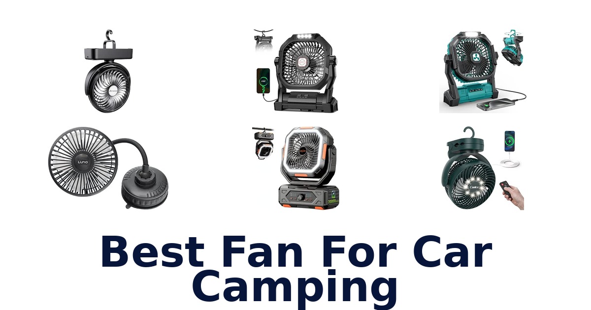 Best Fan For Car Camping