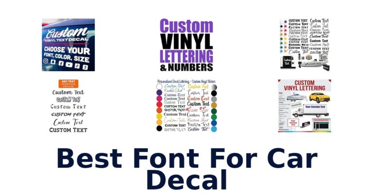 Best Font For Car Decal