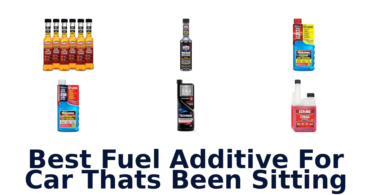 Best Fuel Additive For Car Thats Been Sitting