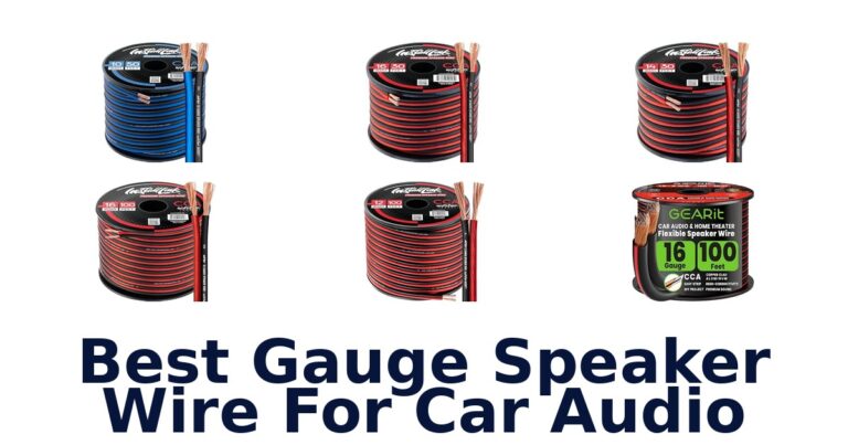 Best Gauge Speaker Wire For Car Audio
