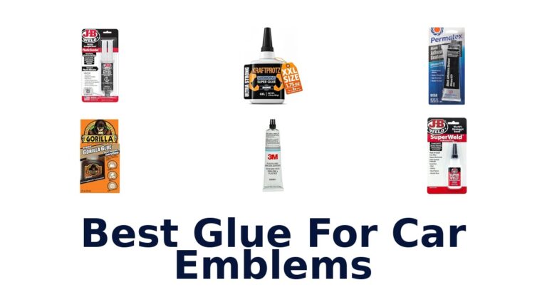 Best Glue For Car Emblems