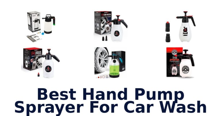 Best Hand Pump Sprayer For Car Wash