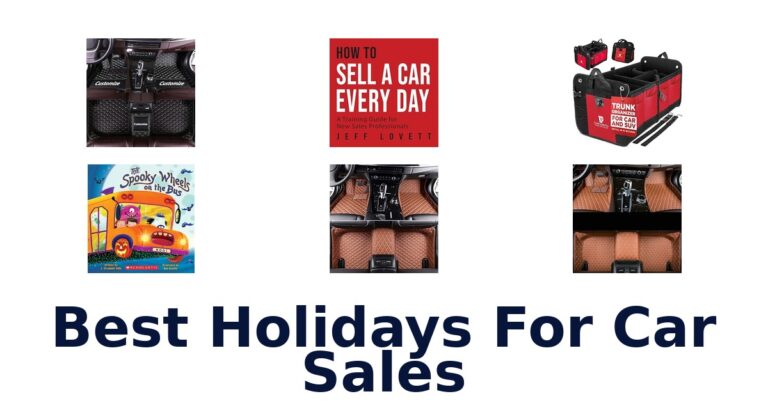 Best Holidays For Car Sales