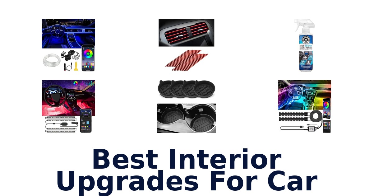 Best Interior Upgrades For Car