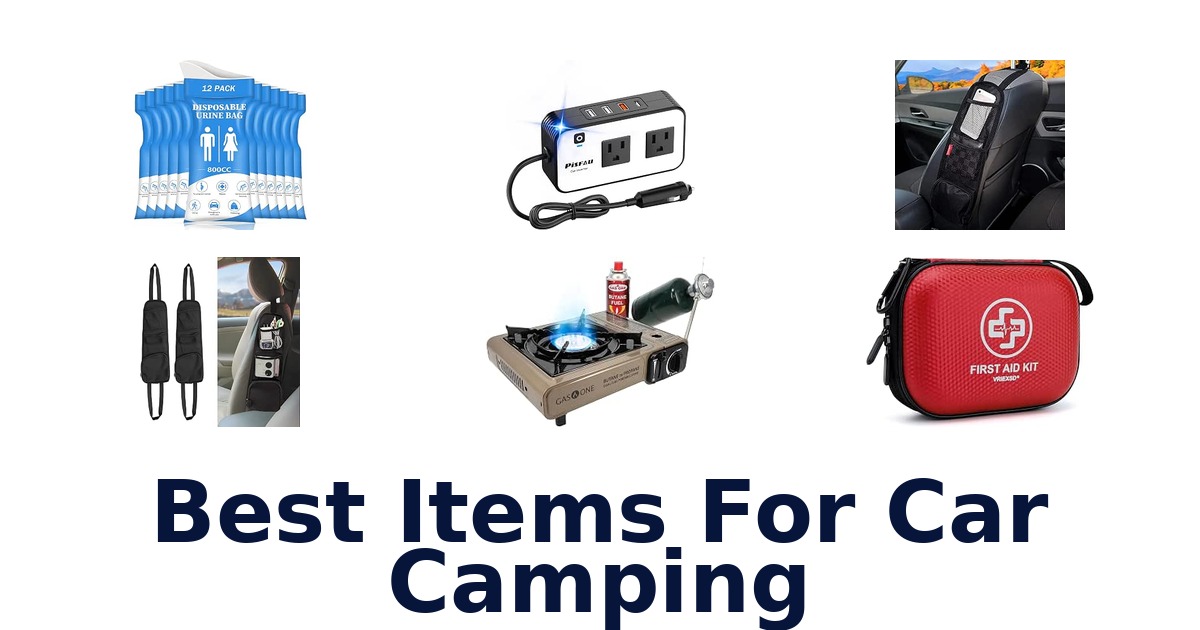 Best Items For Car Camping