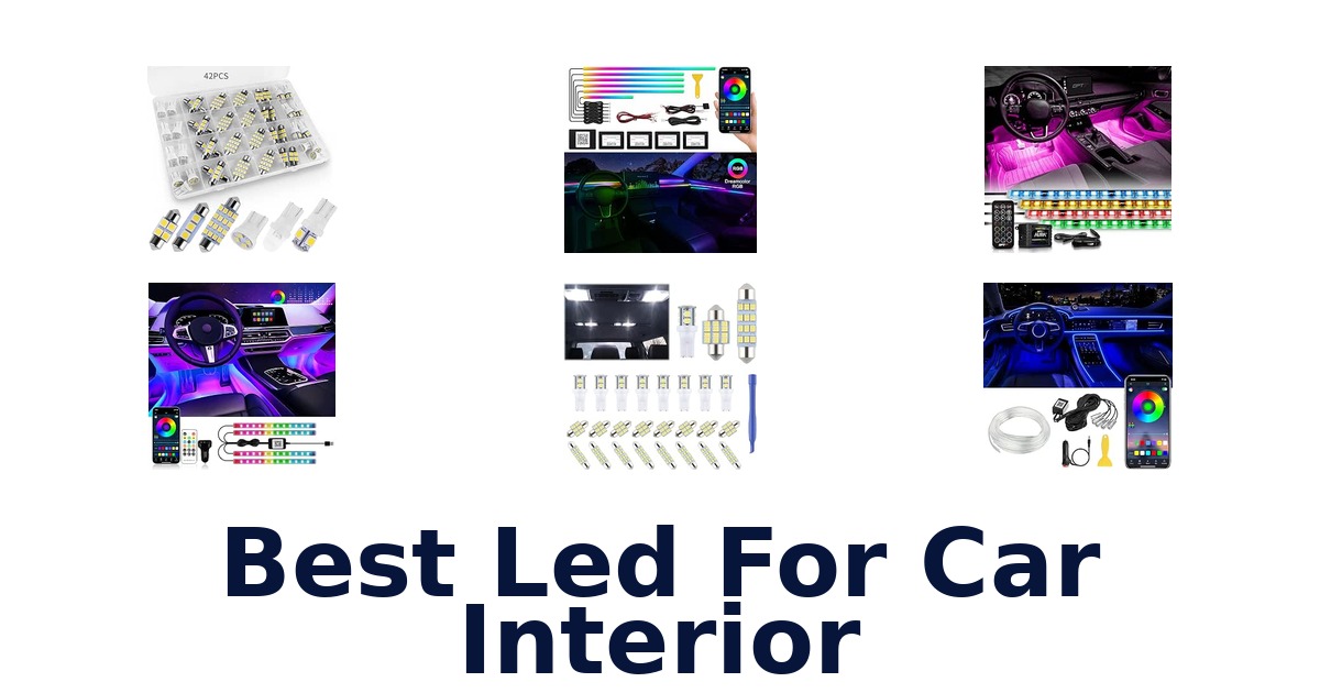 Best Led For Car Interior