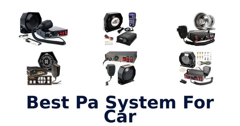Best Pa System For Car