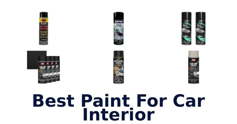 Best Paint For Car Interior