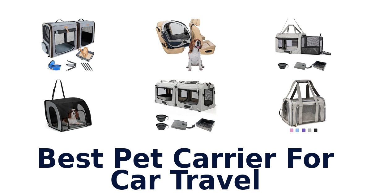 Best Pet Carrier For Car Travel