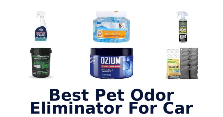 Best Pet Odor Eliminator For Car