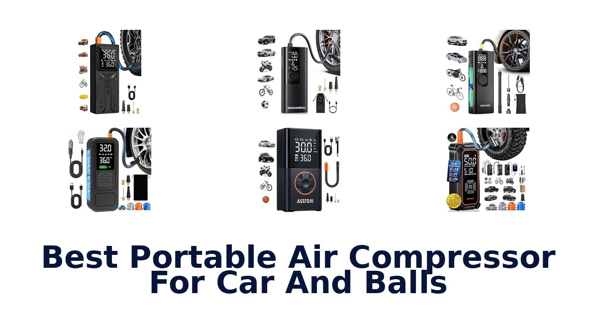 Best Portable Air Compressor For Car And Balls