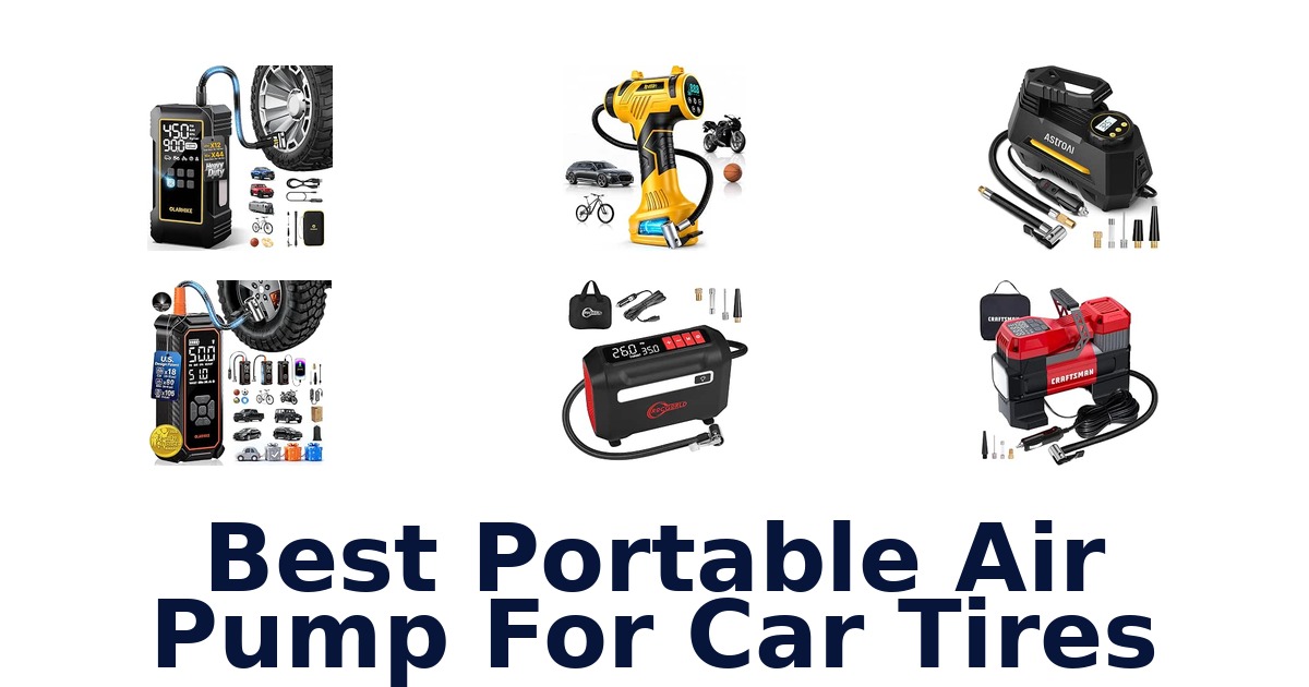 Best Portable Air Pump For Car Tires