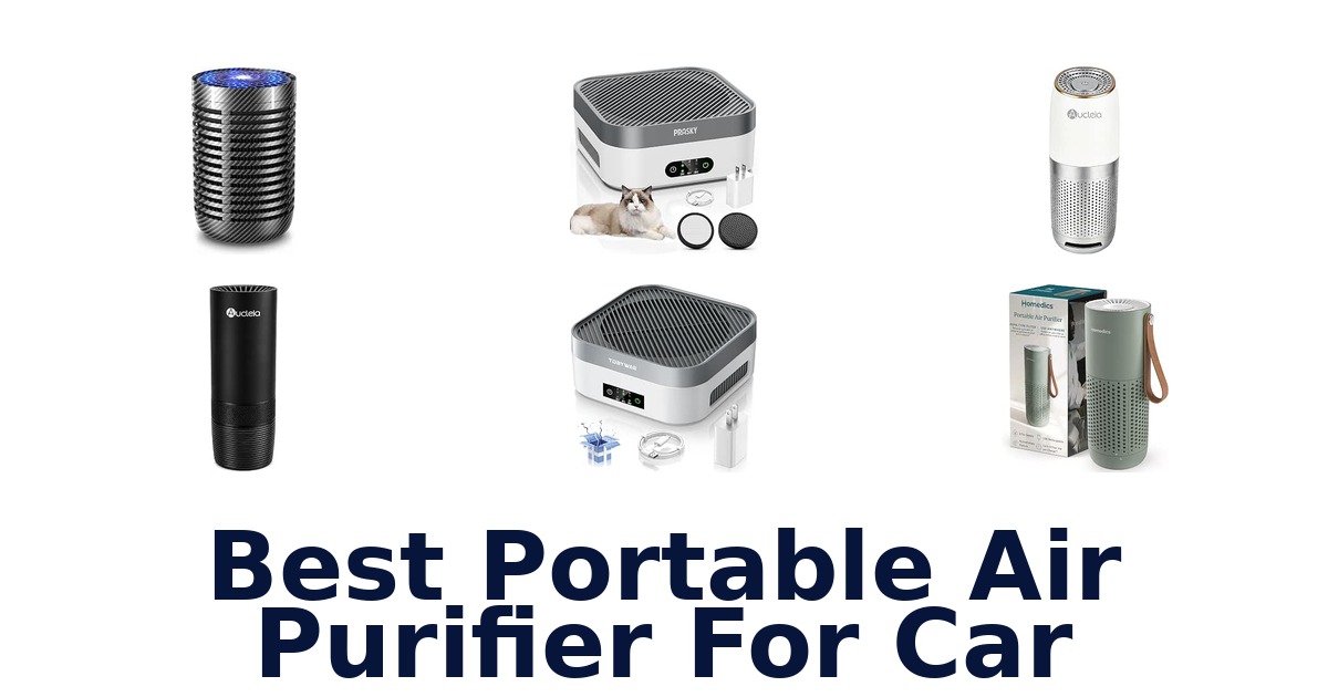 Best Portable Air Purifier For Car