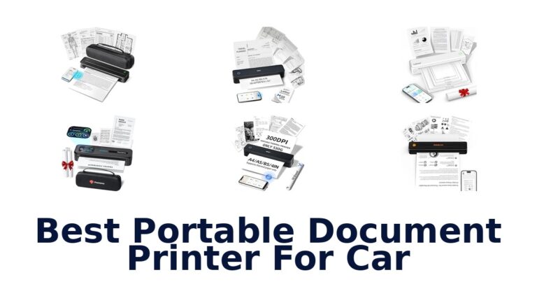 Best Portable Document Printer For Car
