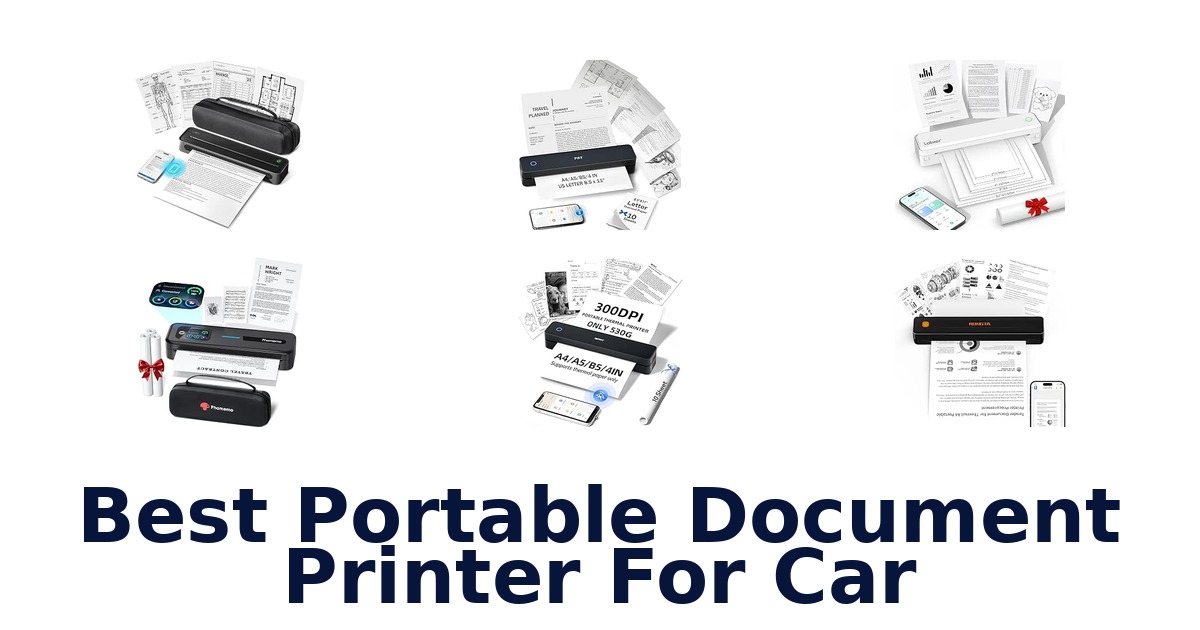 Best Portable Document Printer For Car