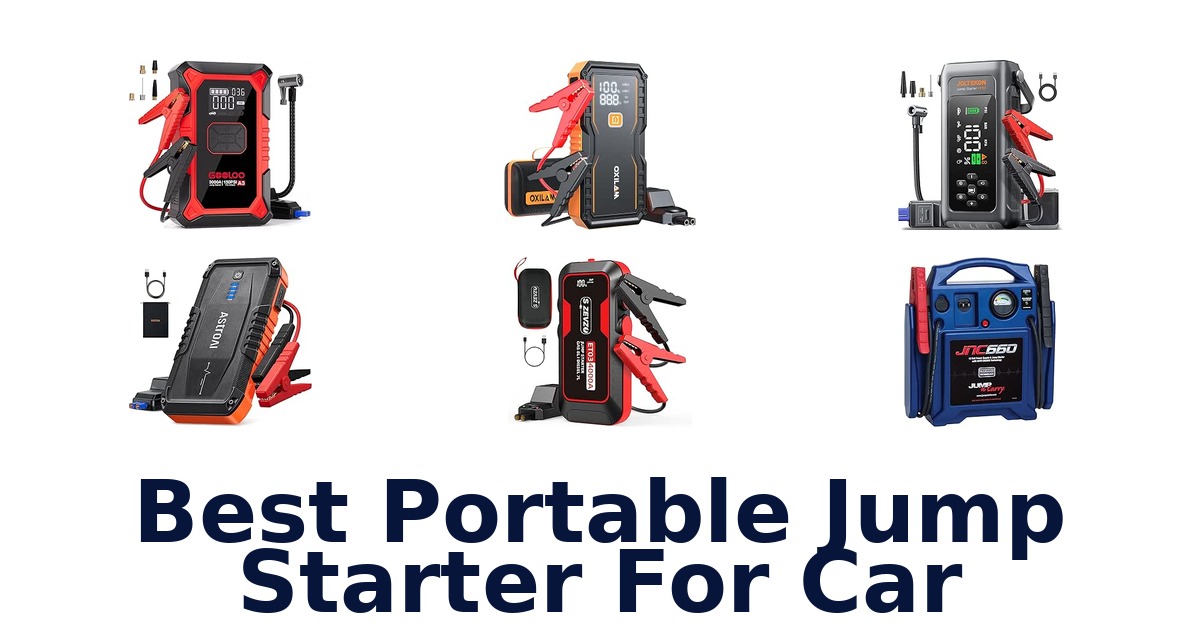 Best Portable Jump Starter For Car