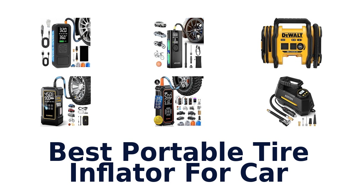 Best Portable Tire Inflator For Car