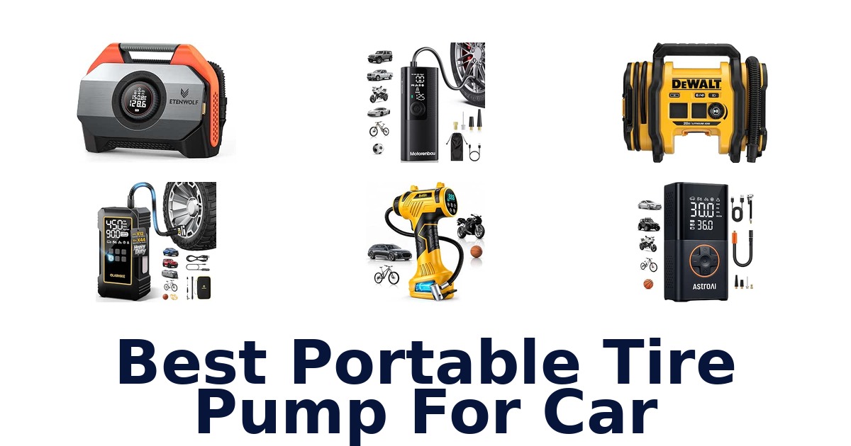 Best Portable Tire Pump For Car