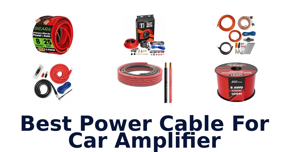 Best Power Cable For Car Amplifier
