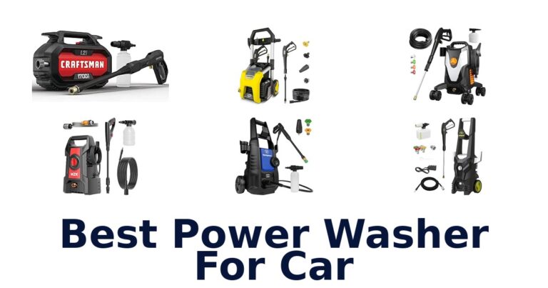 Best Power Washer For Car