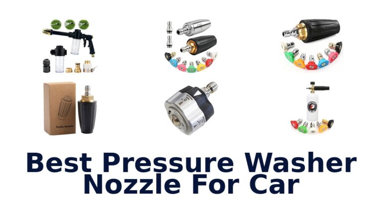 Best Pressure Washer Nozzle For Car
