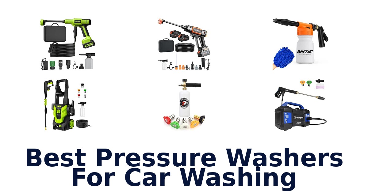 Best Pressure Washers For Car Washing