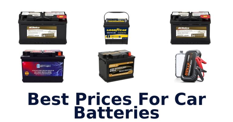 Best Prices For Car Batteries
