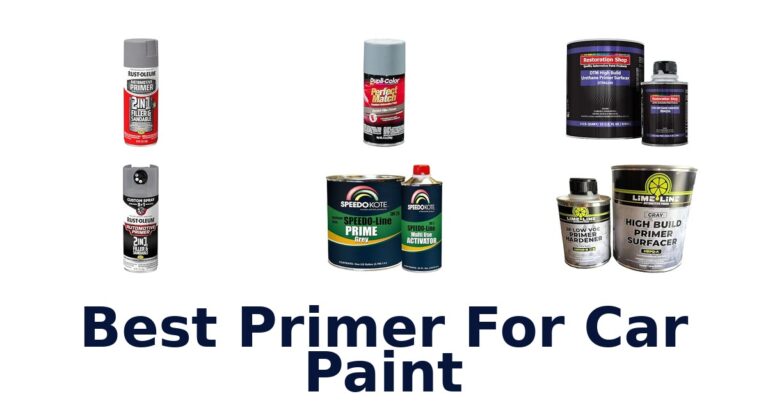 Best Primer For Car Paint