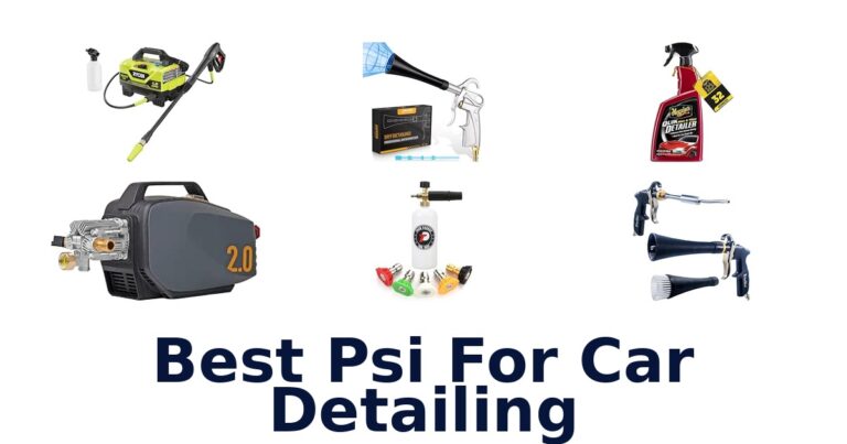 Best Psi For Car Detailing