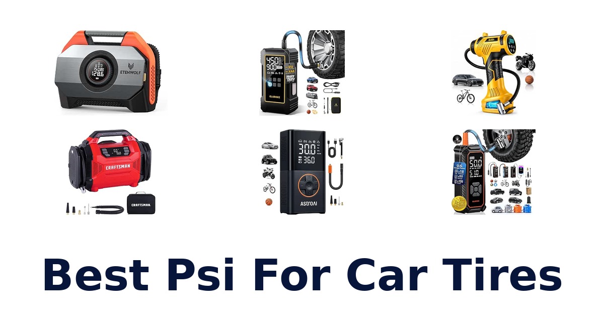 Best Psi For Car Tires