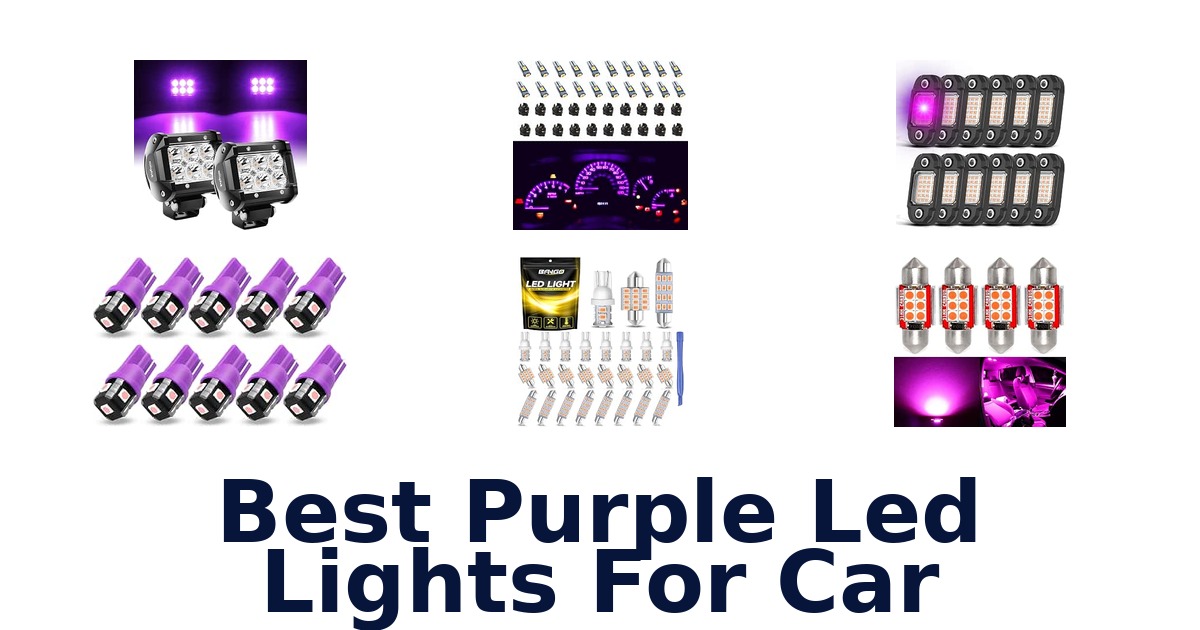 Best Purple Led Lights For Car