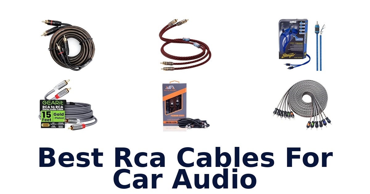 Best Rca Cables For Car Audio