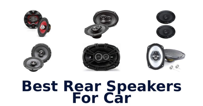 Best Rear Speakers For Car