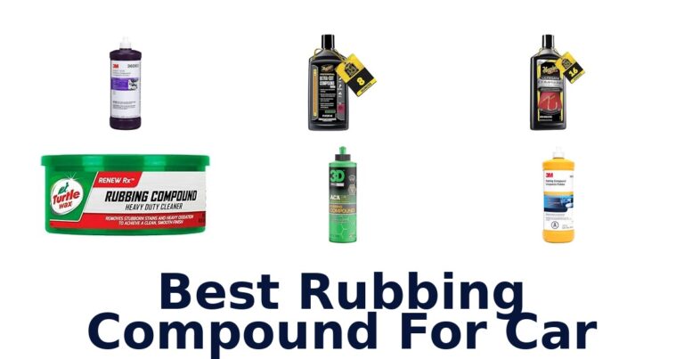 Best Rubbing Compound For Car