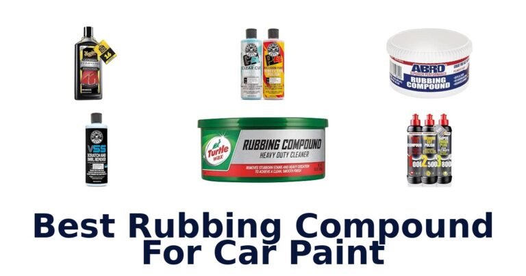 Best Rubbing Compound For Car Paint