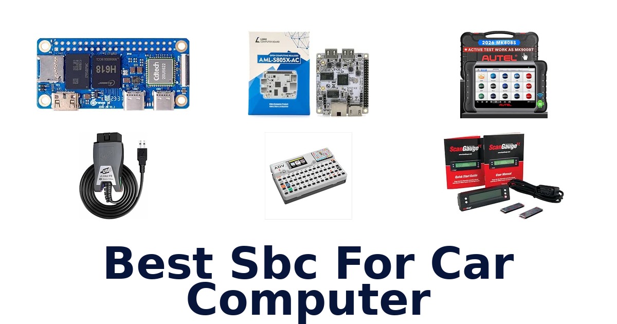 Best Sbc For Car Computer