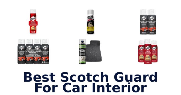 Best Scotch Guard For Car Interior