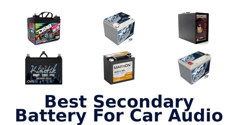 Best Secondary Battery For Car Audio
