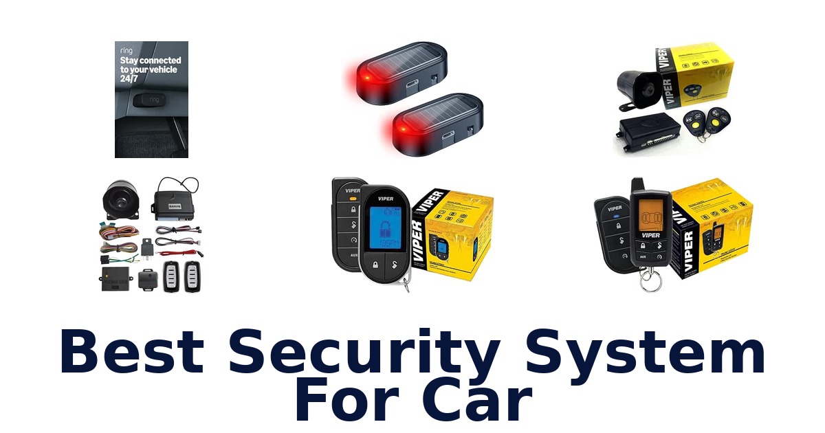 Best Security System For Car