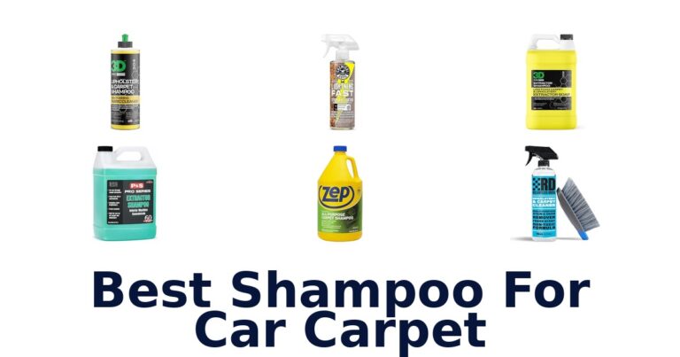 Best Shampoo For Car Carpet